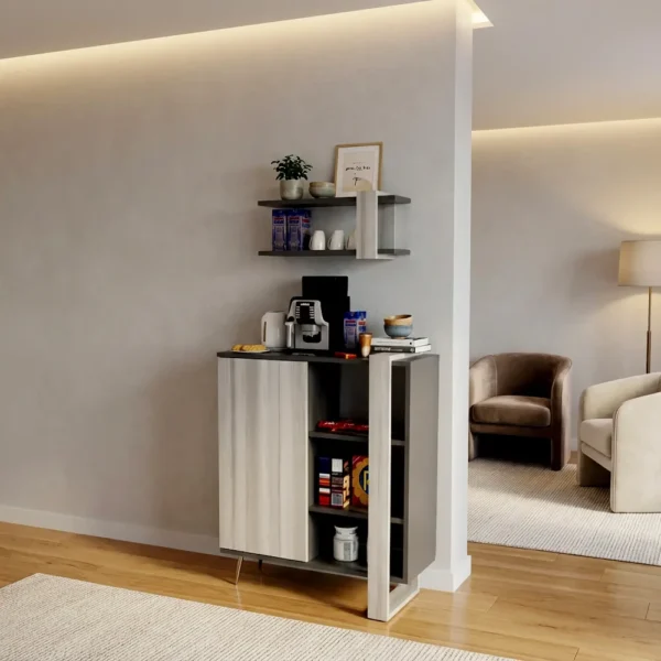 طقم طاولات لون رمادي درجتين 234