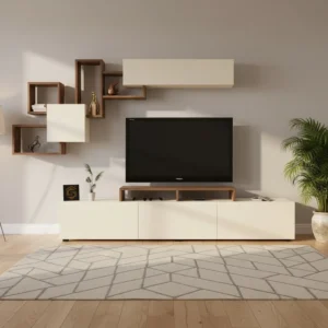 طاولة تلفاز Elit2 بني وبيج 197