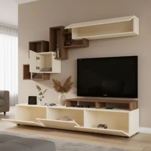 طاولة تلفاز Elit2 بني وبيج 197