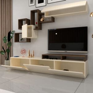 طاولة تلفاز Elit2 بني وبيج 197