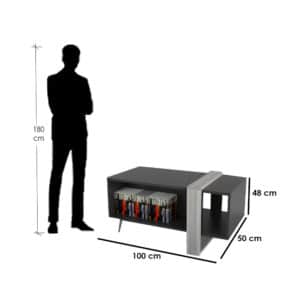 ⁦طقم طاولات لون رمادي درجتين 234⁩ - الصورة ⁦7⁩