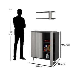 ⁦طقم طاولات لون رمادي درجتين 234⁩ - الصورة ⁦5⁩