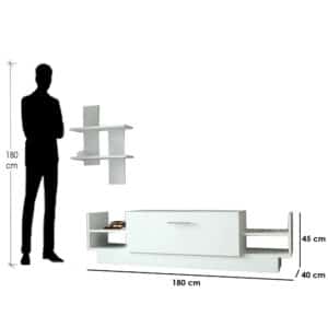 ⁦طاولة تلفزيون مودرن 139⁩ - الصورة ⁦5⁩