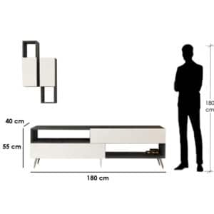 ⁦طاولة تلفاز لونين 163⁩ - الصورة ⁦4⁩