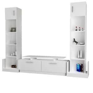 ⁦مكتبة شاشة مع 2 وحدة أرفف 131⁩ - الصورة ⁦5⁩