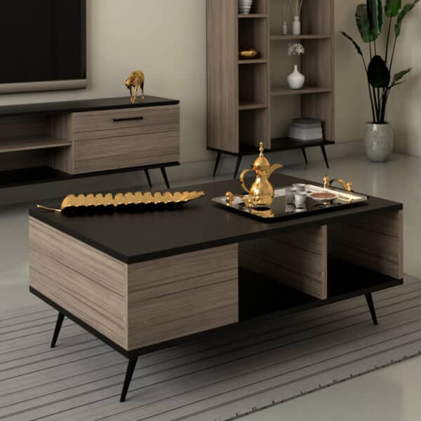 طقم طاولات تصميم تركي لون رمادي درجتين 241