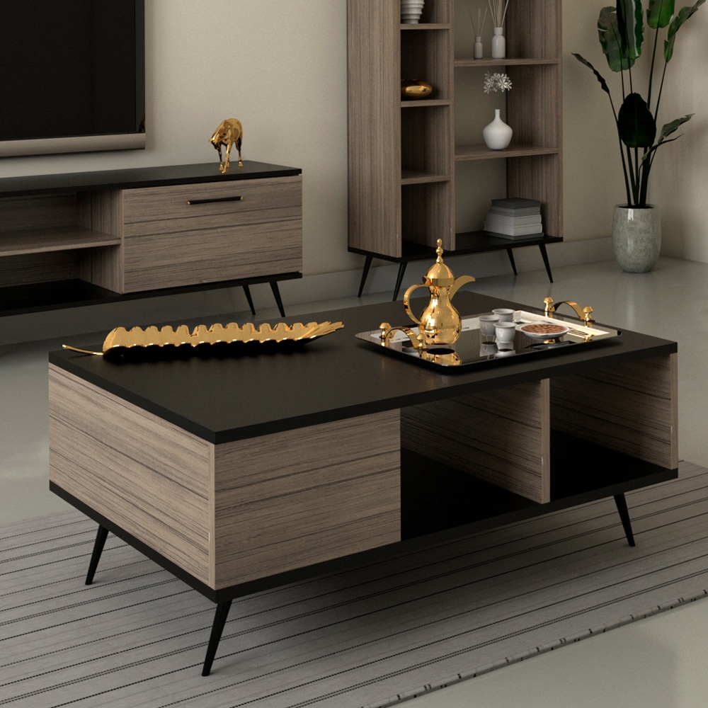 طقم طاولات تصميم تركي لون رمادي درجتين 241