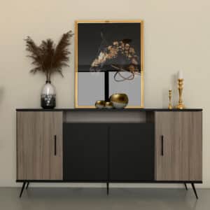 طقم طاولات تصميم تركي لون رمادي درجتين 241