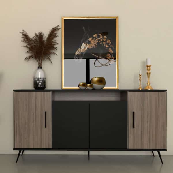 طقم طاولات تصميم تركي لون رمادي درجتين 241