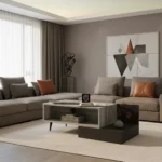 طاولة وسط عصرية لونين 443