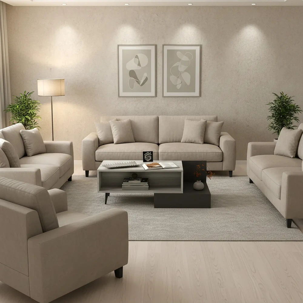 طاولة وسط عصرية لونين 443