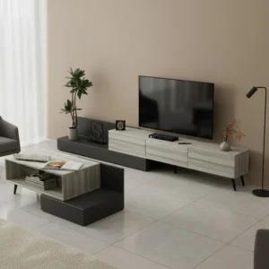 طاولة وسط عصرية لونين 443