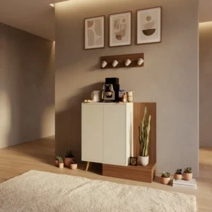 ركن قهوة مودرن لون بيج مع بني 324