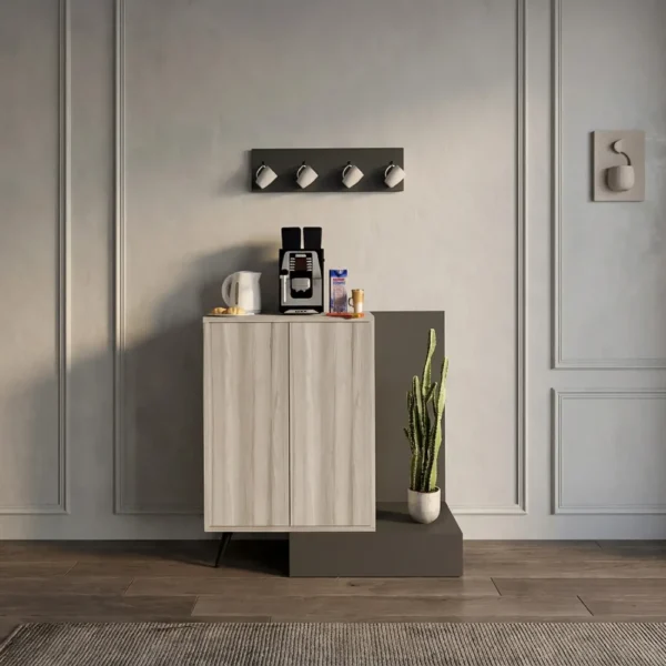 ركن قهوة مودرن لون رمادي درجتين 325