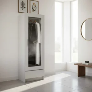 دولاب و خزانة تبخير الملابس لون ابيض 702