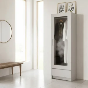 دولاب و خزانة تبخير الملابس لون ابيض 702