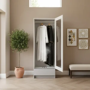 دولاب و خزانة تبخير الملابس لون ابيض 702