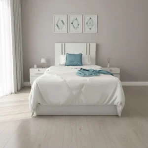 سرير نوم فردى مودرن لون أبيض 094