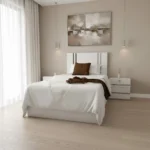 سرير نوم فردى مودرن لون أبيض 094