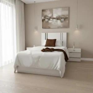 سرير نوم فردى مودرن لون أبيض 094