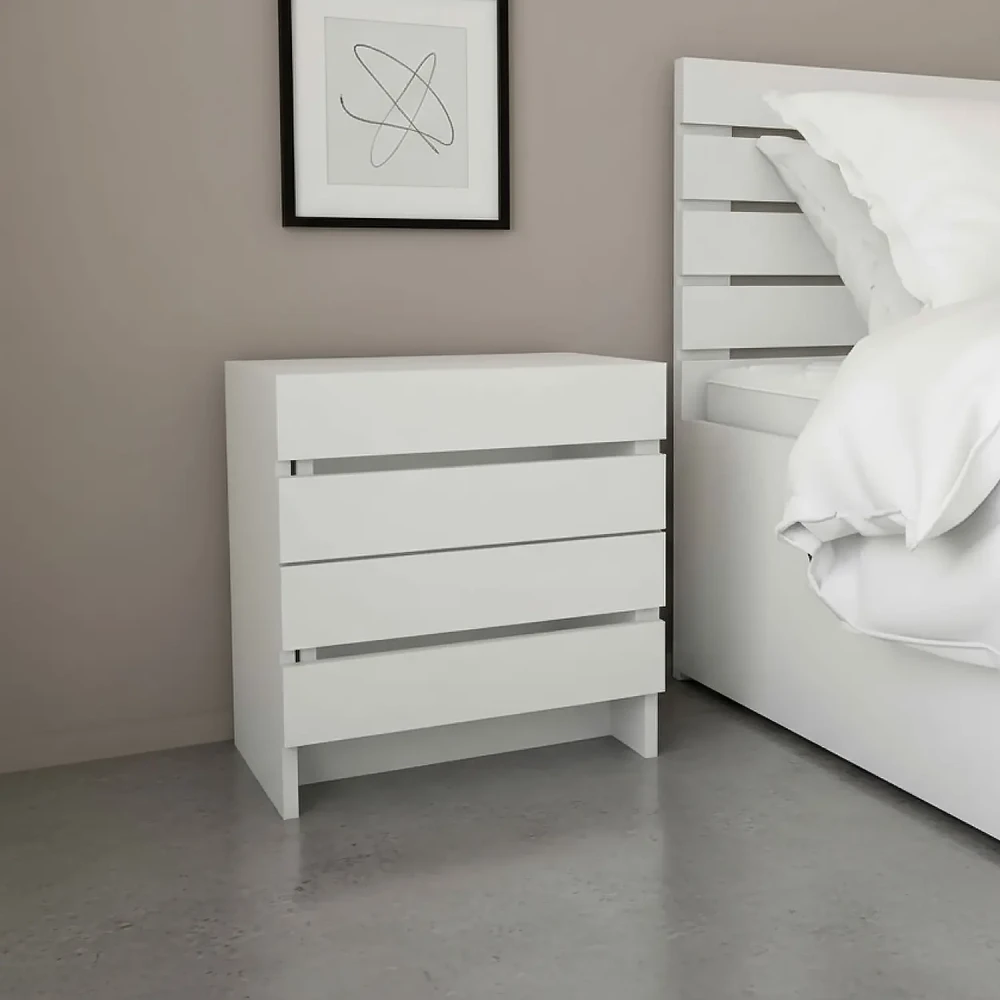 سرير نوم فردي لون أبيض 093