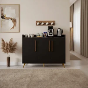 كوفي كورنر تصميم تركي أسود مع بني 327