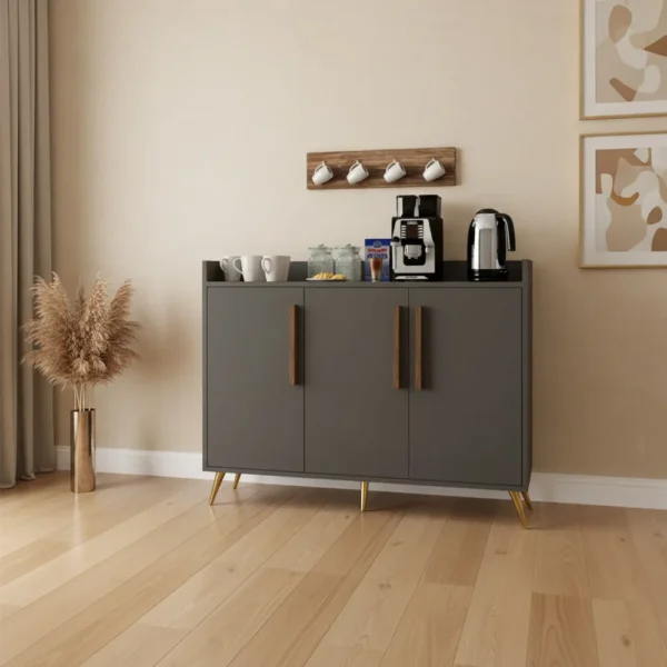 كوفي كورنر ديزاين تركي رمادي مع بني 328