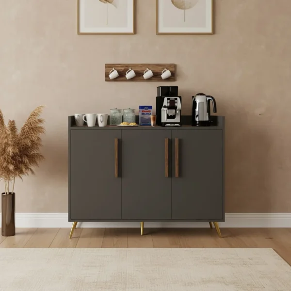 كوفي كورنر ديزاين تركي رمادي مع بني 328