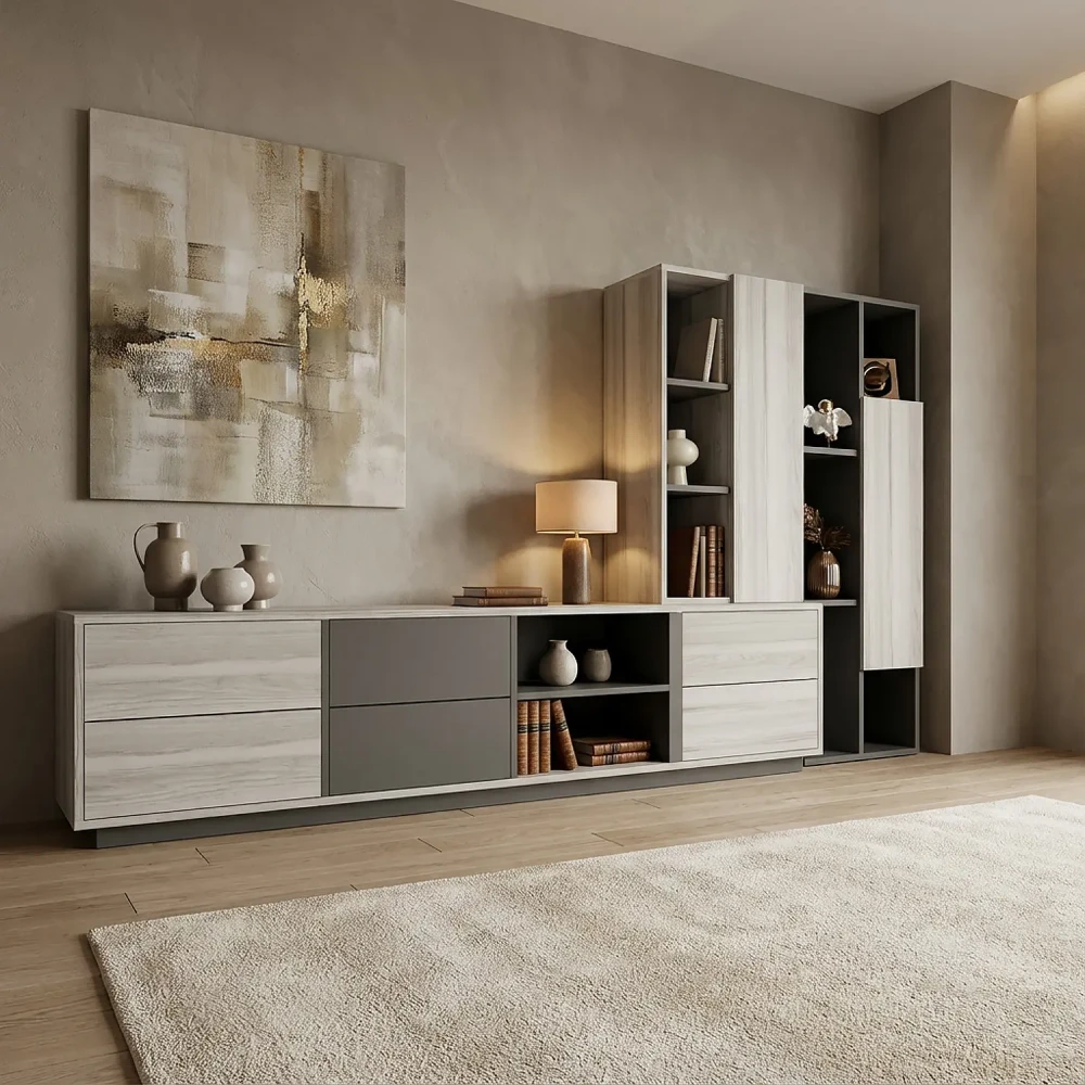 طقم طاولات متكامل لون رمادي درجتين 244