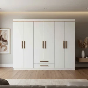 غرفة نوم كاملة لون أبيض و بني 0910