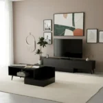 طقم طاولات عصري لون أسود 246