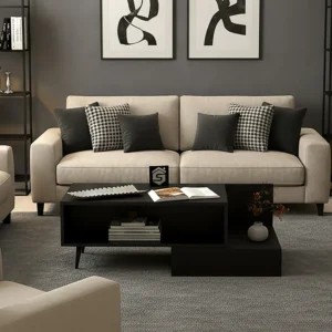 طقم طاولات عصري لون أسود 246