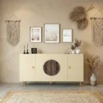 مدخل و كونسول بوفيه لون بيج مع بني 809