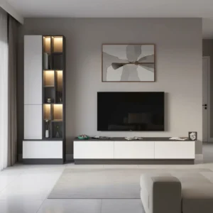 طقم طاولات مودرن ابيض مع رمادي 250