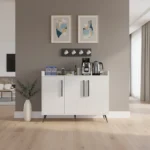 ركن قهوه تصميم تركي أبيض مع رمادي 329