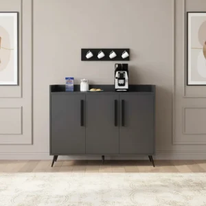 ركن كوفي فخم لون اسود مع رمادي 330