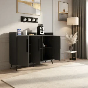 ركن كوفي فخم لون اسود مع رمادي 330